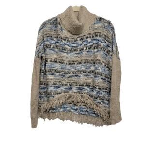 Sunday in Brooklyn Eyelash Hi Lo Cowl Neck Sweater